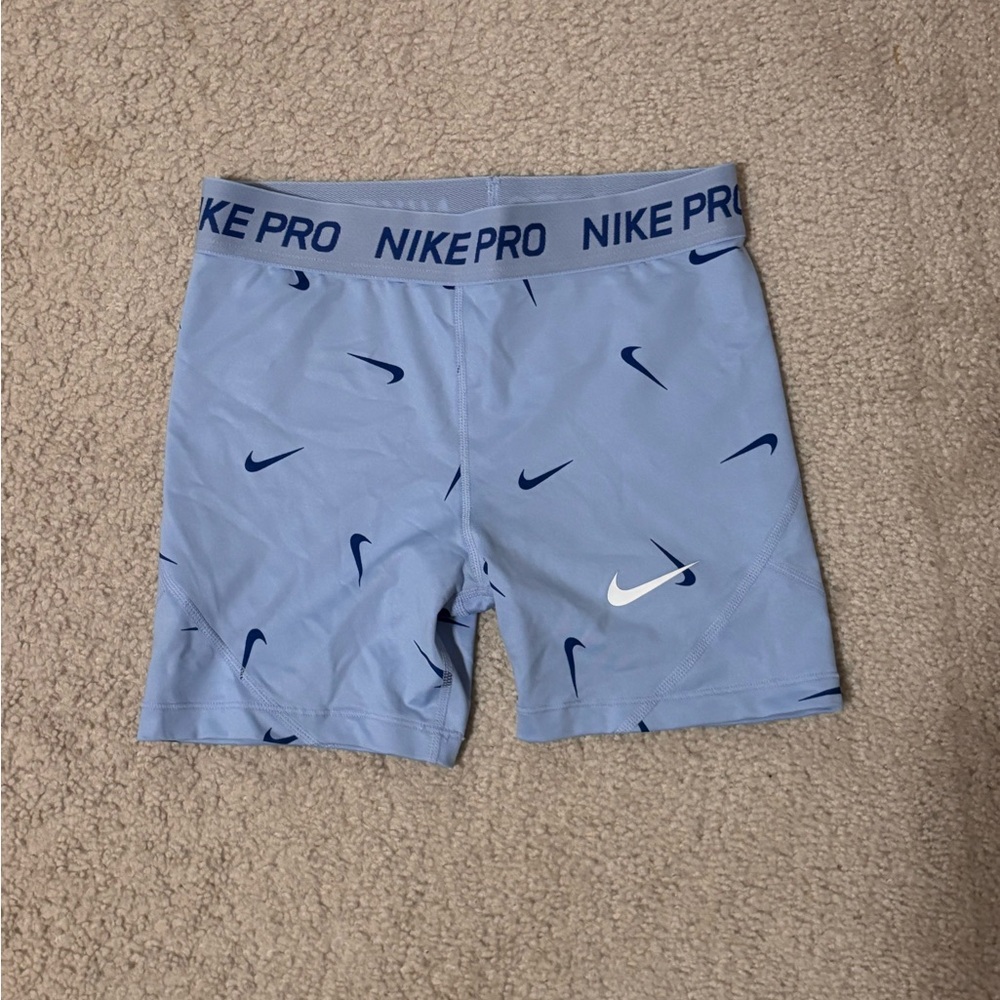Nike Pro Blue Athletic Shorts